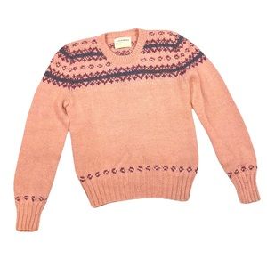 Vintage A. O. White Fairisle Sweater